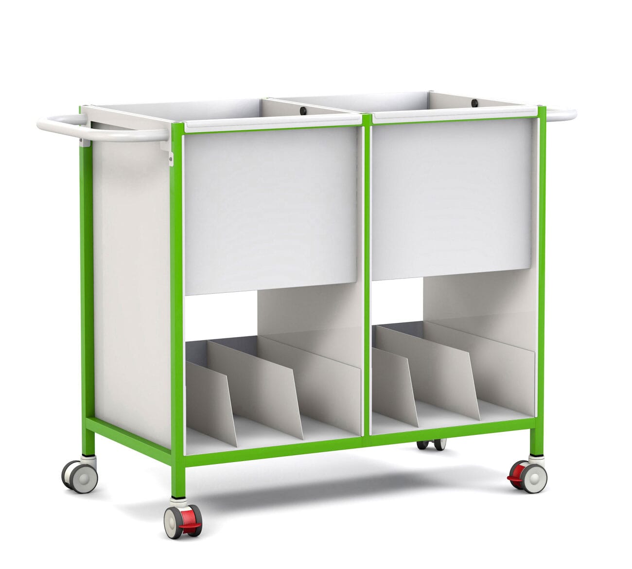 FW3961 Medical Records 1000 non locking tray Green
